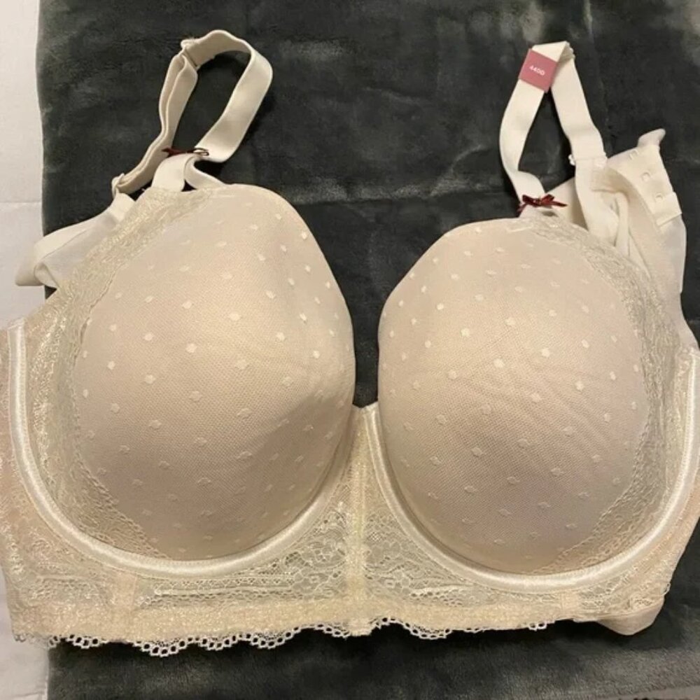 Cacique Lace Cream Underwire Bra 44DD